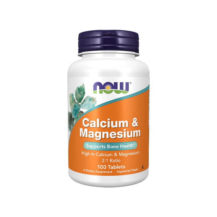 Calcium & Magnesium 100 Tablets | High-Strength Formula | 2:1 Ratio for Bone & Muscle Support