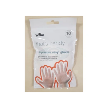 Disposable Vinyl Gloves – 10 Pack