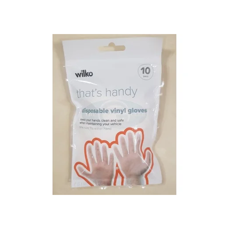 Disposable Vinyl Gloves – 10 Pack