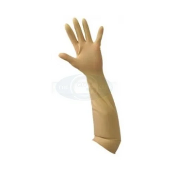 Latex Gauntlet Gloves