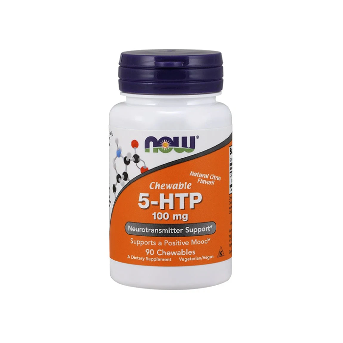NOW Foods - 5-HTP - 100mg (Chewable) - 90