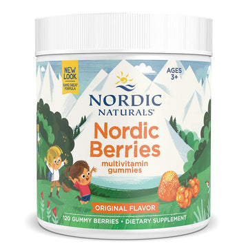 Nordic Naturals Nordic Berries Multivitamin | Citrus Gummies – 120 Count